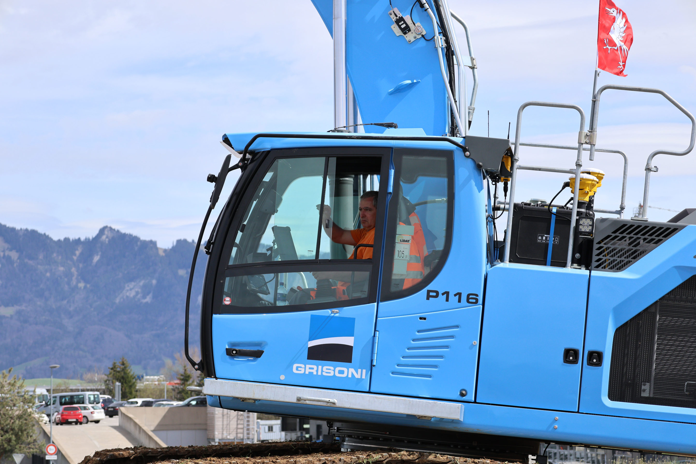 Construction du pôle bois à Vuadens