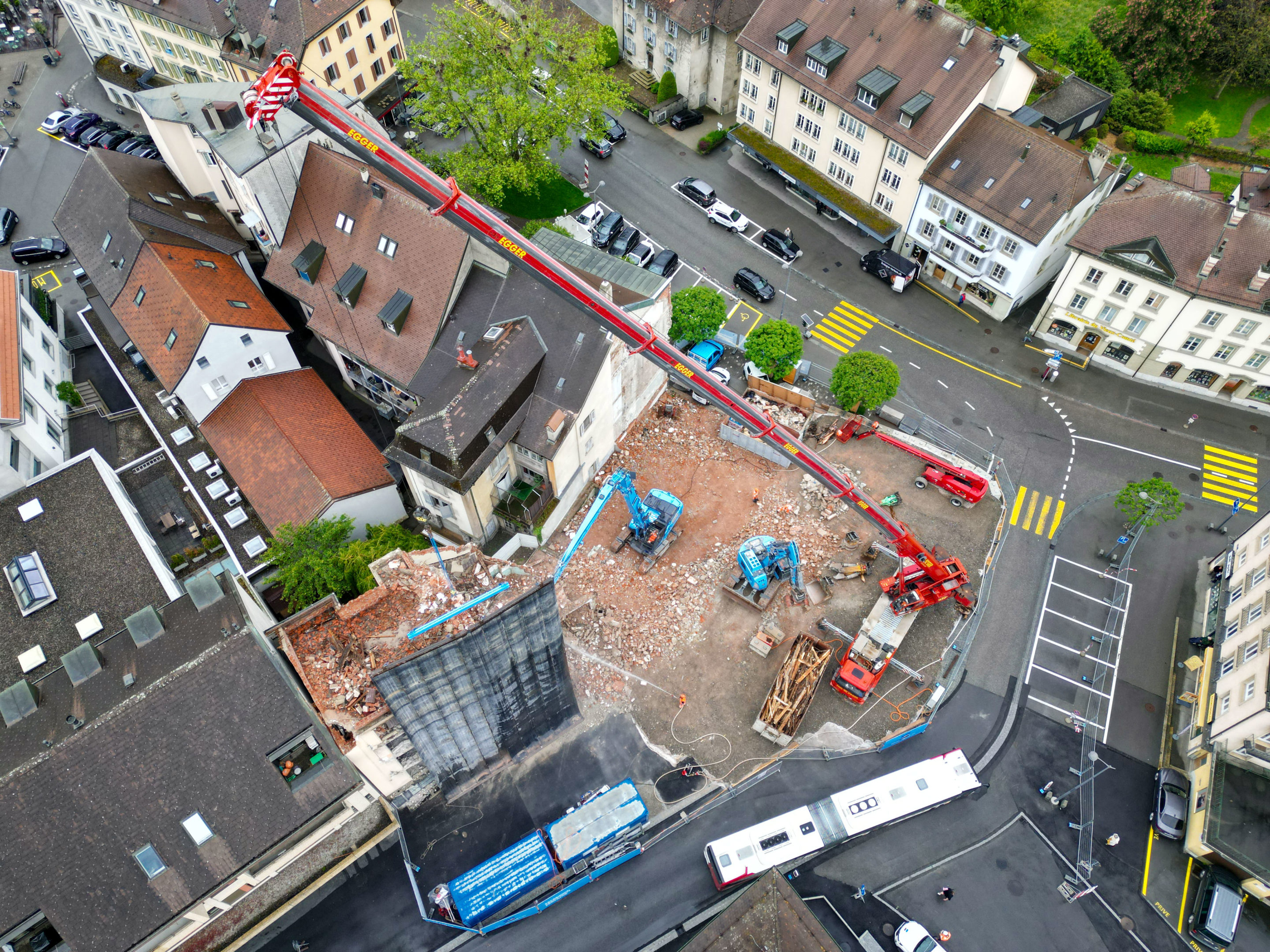AXA - Demolition immeuble Bulle