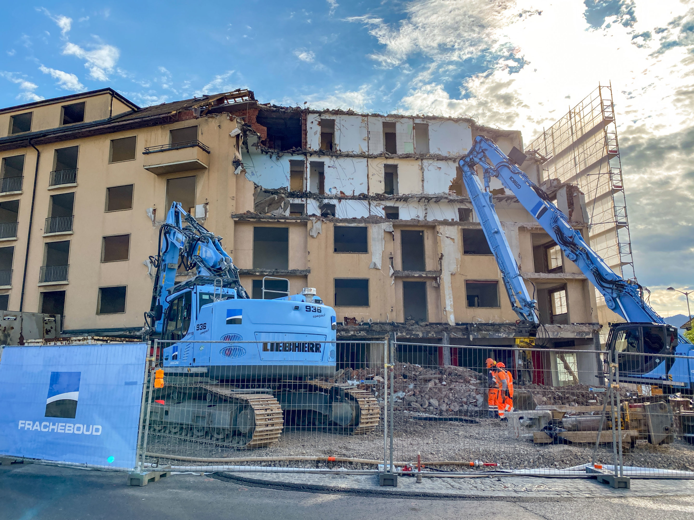 AXA - Demolition immeuble Bulle