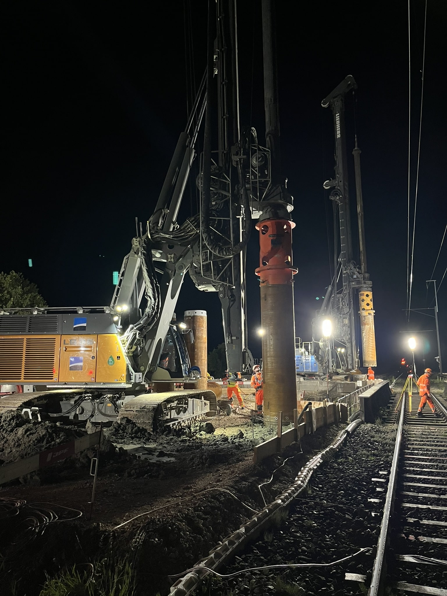 Groupe Grisoni - CFF - Travaux de remplacement du pont ferroviaire sur l'Arbogne entre Vaud et Fribourg - 6