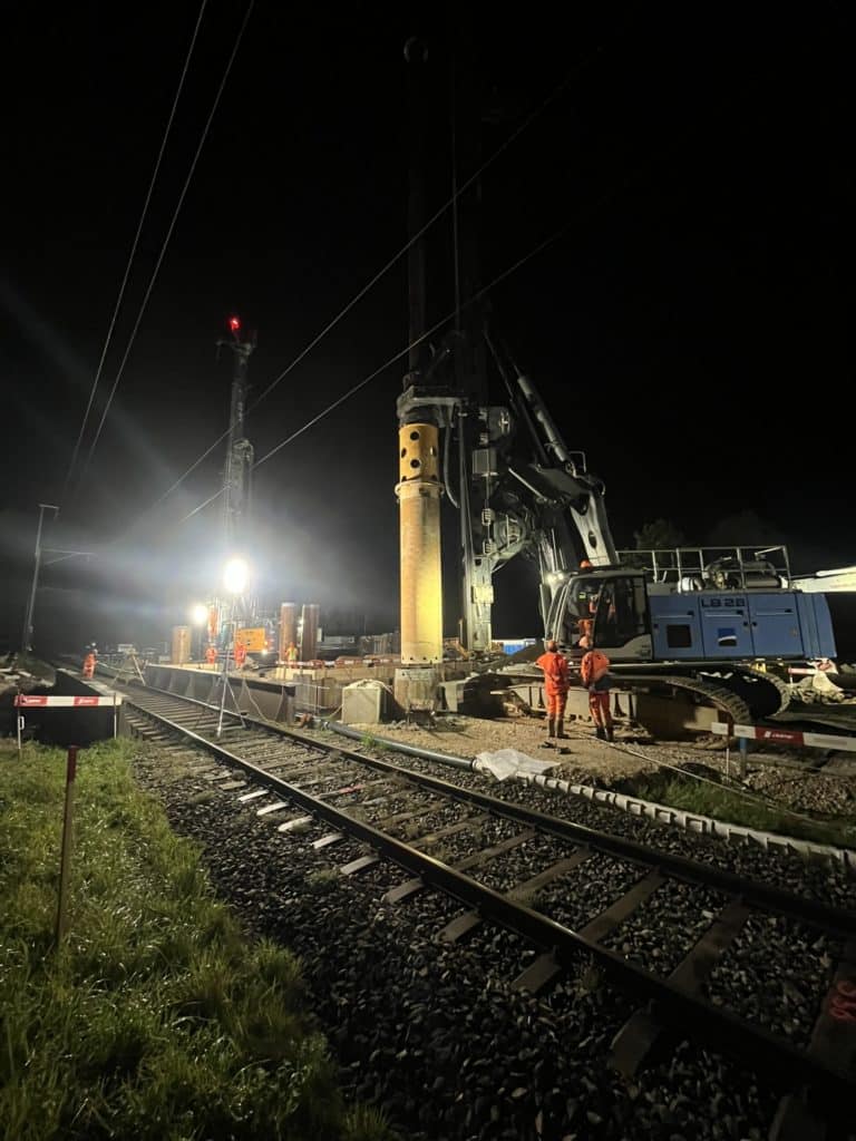 Groupe Grisoni - CFF - Travaux de remplacement du pont ferroviaire sur l'Arbogne entre Vaud et Fribourg - 5