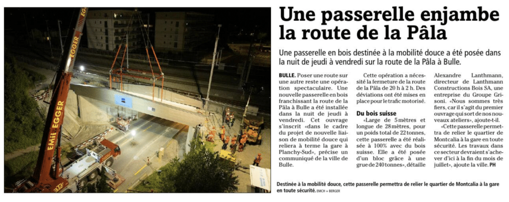 Groupe Grisoni_LaGruyere_article passerelle LAN